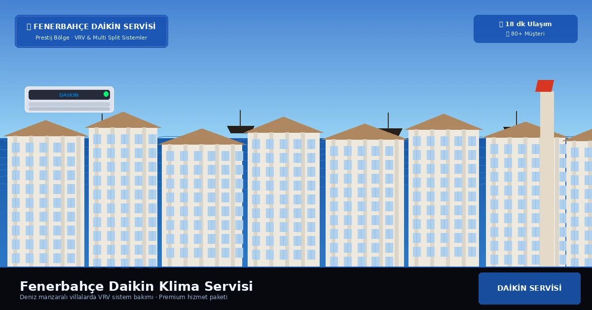 Fenerbahçe Daikin Klima Servisi