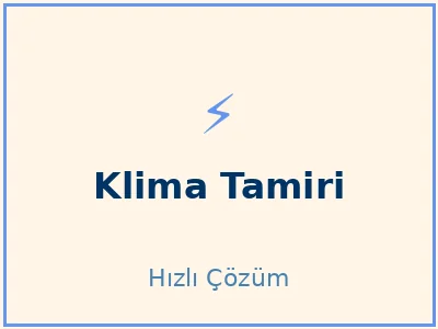 Beşiktaş Daikin Klima Tamiri